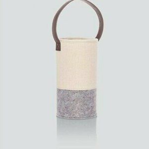Felt Wine & Gift Bag Natural Brushed Whisper‎ Grey
